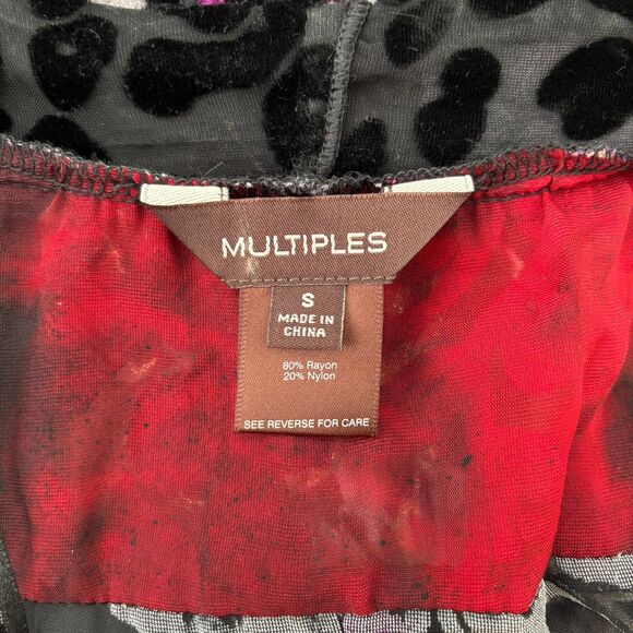 Velvet Burnout Patchwork Duster Small - Picture 3 of 6